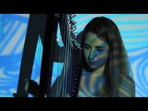 Maia Darme - Aquaharp (Animusic on a real harp)